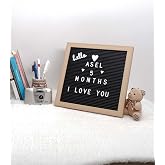 Exploded and Gone Wooden Writing Board Message Board and White Letter Set