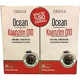 Ocean Koenzim Q10, 100 mg Ubikinonlu + Karabiber Ekstraktlı, 30 Kaps&uuml;l, 2 Adet