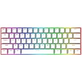 Redragon K630W-RGB Dragonborn Blue Switch%60 TR Q Beyaz Mekanik Kablolu Gaming (Oyuncu) Klavye