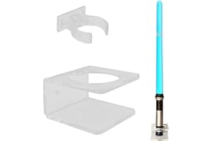 YYST Clear Light saber Wall Mount Wall Rack Wall Holder - Hardware Included.