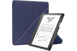 Kepuch Custer Cover per Kindle Scribe 10.2" 2022,PU-Pelle Case Custodia per Kindle Scribe 10.2" 2022 - Blu