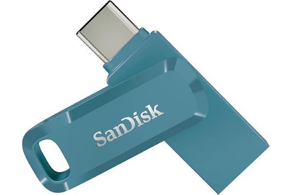 SanDisk Ultra Dual Drive Go USB Type-C Memoria Flash 128 GB (con conectores USB Type-C y Type-A reversibles, para Android móviles, Tabletas, Macs y Ordenadores, hasta 400 MB/s) Navagio Bay