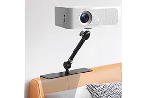 VEXNOOK Uchwyt do projektora do łóżka i sofy – stała długość stojaka 20 cm, regulacja pod wieloma kątami, kompatybilny z 99% projektorami, XGIMI, Nebula, VankYO, Epson i wieloma innymi