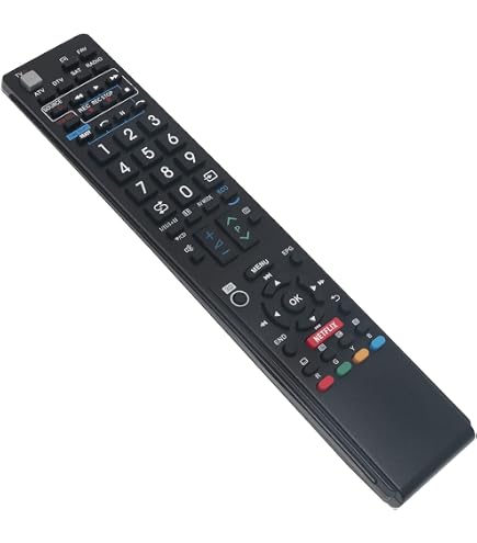 ALLIMITY Fernbedienung GA841WJSA Ersatz Für Sharp AQUOS TVs – Kompatibel Mit Vielen Modellen