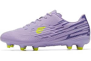 EPIMENO Football Shoes for Boys Girls Kids Firm Ground Unisex Soccer Cleats Baseball Shoes(Little Kid/Big Kid)