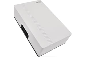 EMOS - Campanello a 2 fili con doppia alimentazione - Porta di casa classica Gong - Campanello bianco - 1 melodia Ding-Dong volume 85dB - cablato per montaggio a parete - rettangolare