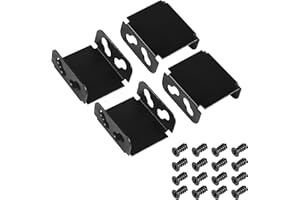 RIIEYOCA Fan Bracket Dual Fan Computer Radiator Holder for Video Card Cooling DIY Support 80MM/90MM/120MM/140MM (4 Pcs)