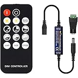 BTF-LIGHTING Mini RF Dimmer Controller 14 tasti per FCOB 3014 5630 5730 5730 3528 Strisce di LED DC5V/DC12V/DC24V LED Dimmer 