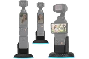HAFOKO Osmo Pocket 3 Magnetyczny Uchwyt Bazowy Uniwersalny Adapter Klatka Domowa Samochodu, Vlog, Time Lapse Antypoślizgowy Kompatybilny z DJI Osmo Pocket 3 Akcesoria