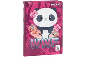 WWF. Agenda compatibile con DIARIO SCUOLA WWF panda Fucsia 2024/2025 12 Mesi + OMAGGIO Portachiave paillettes + Penna colorata