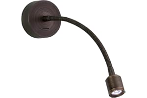 Astro Interior Reading Light, Zinc, 1.7 W, Bronze