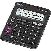 CASIO MJ-120DPLUSBKWADPW 300 Adım Kontrol&uuml;l&uuml; Masa&uuml;st&uuml; Hesap Makinesi