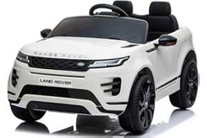 EPIC PLAY LTD Licensed Kids Range Rover Evoque HSE Sport 12v Electric Battery Ride on car - White