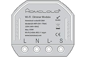 Homcloud Modulo Dimmer Intelligente Wi-Fi da incasso