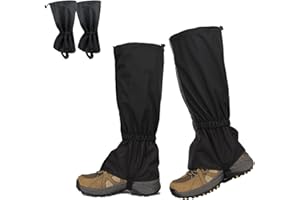 SEMINISMAR Outdoor Gamaschen,Wandergamaschen,Wasserdicht Gamaschen,Staubdicht Einstellbare Atmungsaktive Beinschutz Gaiter,Gamaschen Wasserdicht Schneewandergamaschen Gamaschen Outdoor