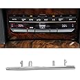 Jaronx Compatible with Mercedes Benz AC Button Trim E Class W212, Temperature Climate Control Button Sliver Chrome Trim for E Class W212 E63 AMG E250 E350 E400 E550 2010-2017(Polished)