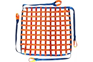 XUE XIAO JUN Filet De Levage pour Charges Lourdes - Filets De Levage De Charges - Sangles De Levage pour Palan - Filet De Levage Plat en Polyester - pour Le Chargement Et Le Déchargement De Charges (Couleur : Ora