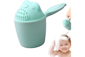 RCYF Shampoo Rinse Cup, Bath Jug For Baby Washing, Cute Cartoon Shampoo Cup, Lovely Washing Baby Hair Rinse Cup Rinser Shower Sprinkler Spoon Bathroom Accessories