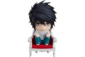 Keyhvao Figura a L con volti intercambiabili e mobilità, statuetta a L, 10 cm, statuetta di anime Death Note, simpatica, decorazione in PVC, regalo per fan e amici, unisex