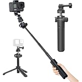 PGYTECH OSMO Action 4/3 i&ccedil;in CapLock Uzatma Direği Tripod, Gopro Hero 12/11/10/9, OSMO Pocket 3/2, Insta ONE RS/R/X3, XiaoYi,