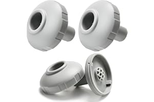 xinrongda 2Piezas Conector De Colador De Piscina, Juego De Boquillas De Entrada, Piezas De Repuesto Fáciles De Instalar, Accesorios para Piscina De Jardín y La Mayoría De Piscinas sobre El Suelo