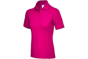 247-Clothing Ladies Pique Polo Shirt Size UK 8 to 26 Plus New Casual Sports Gym Work