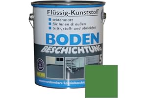 DYNAMIC24 RAL 6017 - Rivestimento in plastica liquida per pavimenti in cemento, 5 litri per 50 m², uso in ambienti interni ed esterni, per massetti calcestruzzo, terrazze, cantine, pavimenti legno, verde maggio