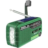 Degen DE-13 Solar Radyo Krank Dinamo FM MW SW1 SW2, Siyah | DSP acil durum radyosu, solar panelli, &ccedil;evirme kollu dinamo, Powe
