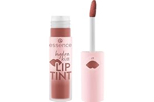 Essence Cosmetics Hydra Kiss Lip Tint encre à Lèvres, Longue Durée, Effet Colorant, Naturel, Brillant (4ml)