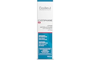 Bailleul | Cystiphane DS | Lotion Anti-pelliculaire intensif | Pellicules intenses et persistantes| RÉDUIT LES ROUGEURS, APAISE LES DÉMANGEAISONS| 100 ml