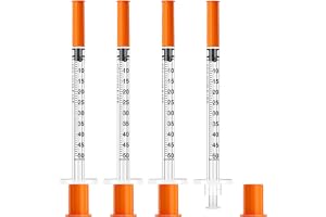 100-pack 1 ml 31G x 6 mm engångsmätnings- och dispenseringsverktyg, individuellt inslagna laboratorietillbehör, flytande matn