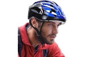 SIUWDDEE Casco Da Bicicletta, Casco Da Ciclismo - Da Bici Sportiva Per Principianti Caschi Da Bicicletta/Skateboard Leggeri Protezione Di Sicurezza Per Uomo Donne Adulti