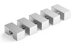 Itramax Magnetiska Kabelclips 5 Stycken,N52 Kabelhållare för Skrivbord