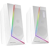 Mars Gaming MS1, Altoparlanti da Gioco 10W, sSubwoofer, 3.5mm Jack e USB, 6 Driver Audio