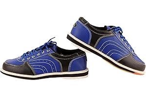 Leichtrit Atmungsaktive Bowlingschuhe,Bowlingschuhe Herren,Bowlingschuhe Damen,Rasen Bowlingschuhe,rutschfeste Bowlingschuhe,Buffer,Anti-Rutsch,Leichtgewicht,FüR Rechts- Und LinkshäNder,Schwarz