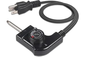 HODEOO Universal Replacement Adjustable Thermostat Probe Cord - Compatible with Masterbuilt,Electric Griddles & More Electric Skillet Cord Replacement