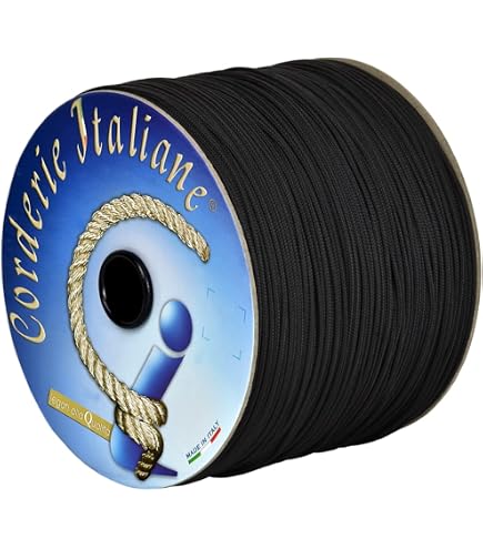 Sagola Per Fucili Da Sub 50 M – Dyneema SK75 Intrecciato, Rivestito In Poliestere Alta Tenacità, Diametro 2,5 Mm, Carico 350 Kg – Made In Italy