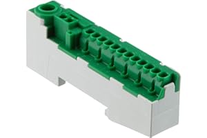 SURDEFENS PE-Steckkl.,12x1,5mm, 2x4mm 1x25mm Rahmenklemme grün