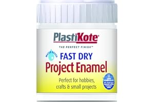 Plasti-Kote B4W B4 Bottle 59ML White Gloss