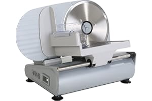 RGV Ausonia 190 Affettatrice, 100 W, 1 Liter, 1 Decibel, Acciaio, Alluminio, Grigio