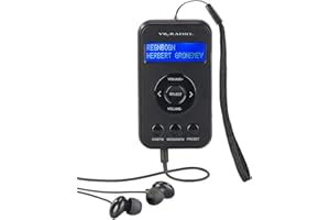 Radio de poche numérique DAB+/FM avec écran LCD, DRC et écouteurs DOR-265 [VR-Radio]