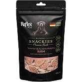 Reflex Plus Snackies Natural Tavuklu ve Alaska Mezgitli Sushi Premium K&ouml;pek &Ouml;d&uuml;l Maması 90 g