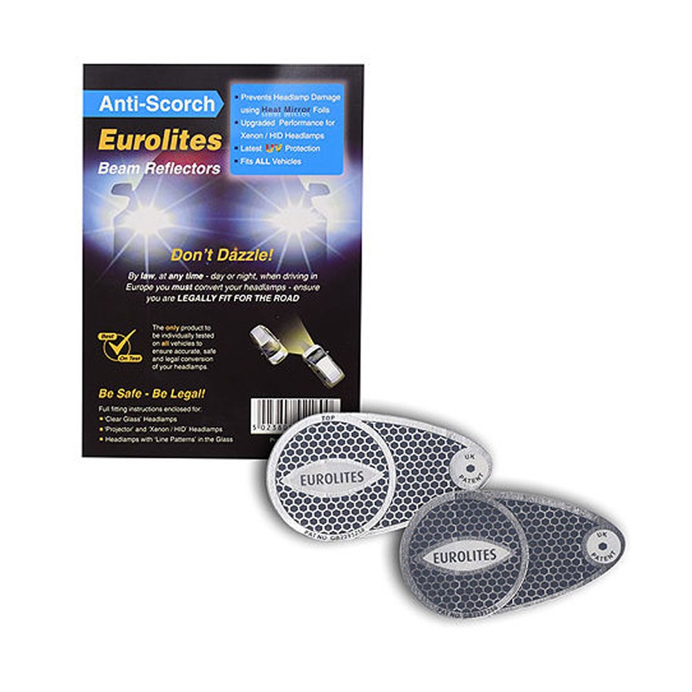 HEADLAMP BEAM EUROLITES DEFLECTORS HEAD LIGHT CONVERTORS ADAPTOR EURO