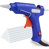 Orret Home 20W İnce Silikon Tabancası &ndash; 10 Adet 7 mm Silikon &Ccedil;ubuğu Dahil, Hızlı Isınan Mini Sıcak Silikon Tabancası, El İşi,
