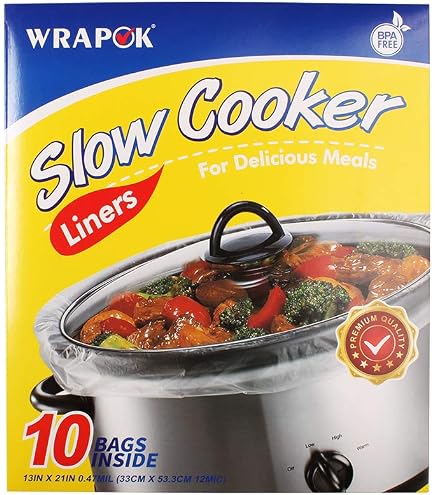 Toastabags Slow Cooker Liners - 2 Packs Of 5 (Total 10 Liners) - For Round & Oval Slow Cookers