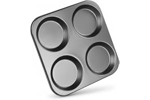 Besto Yorkshire Pudding Tray (4 Cups) | Yorkshire Pudding Tins for Cup Cakes, Muffins, Pies & More | Non-Stick, Easy to Clean, BPA-Free & Oven Safe