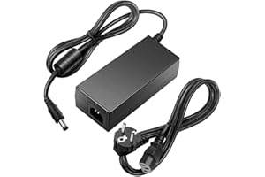 SHNITPWR Alimentation 24V 5A 120W Adaptateur AC 100V ~ 240V à DC 24V Transformateur LED 5,5 x 2,5 mm Prise pour Bande LED Lumière Caméra de Surveillance Écran d'ordinateur