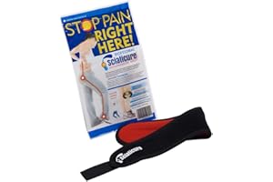 GLOBAL PRODUCT VYTALIVING Biofeedback Sciaticure Acupressure Wrap - Knee support for Joint Pain Relief - Patella Knee strap - Adjustable compression brace for Men & Women - Perfect for Sporting Activities - One Size