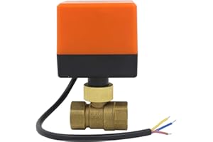 ROOWARMER valvola motorizzata 2 vie 220v elettrovalvola normalmente aperta acqua 1/2 3/4 1 1-1/4 1-1/2 2 pollice (1/2 pollice DN15)