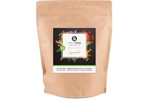 GREAT VITA Polvo de jengibre orgánico MeaVita, 100% puro, 1 paquete (1x 250g)